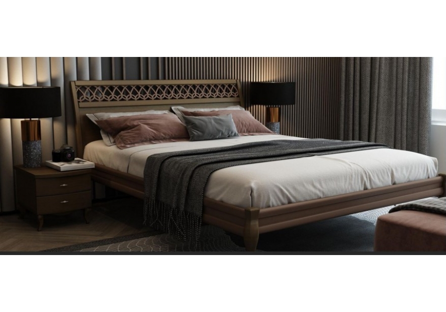 Кровать Дублин декор Artwood