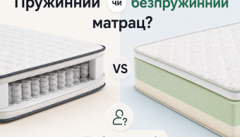Який матрац пружинний або безпружинний - що краще вибрати для сну Який матрац пружинний або безпружинний - що краще вибрати для сну