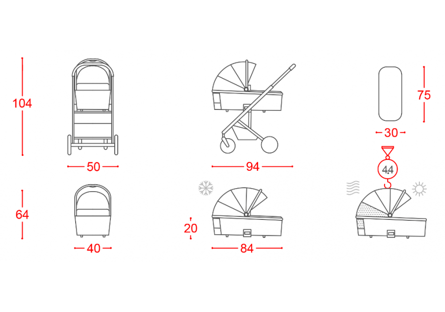 Carrello Alfa CRL-6508  3в1 - универсальная коляска с автокреслом