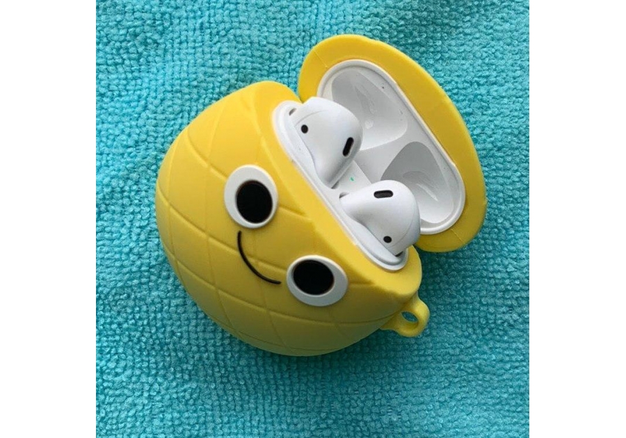 Чехол Ананасик для наушников Apple AirPods 1/2