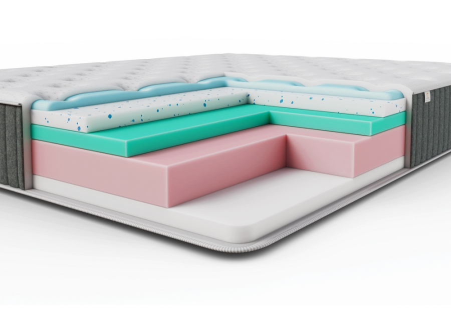 Devo Comma Elite матрац, висотою 27 см без пружин, унікальна підтримка та комфорт, до 200 кг