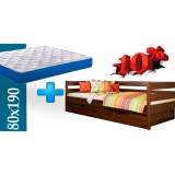 Нота Эстелла щит 80х190 с матрасом Нота Эстелла щит 80х190 с матрасом