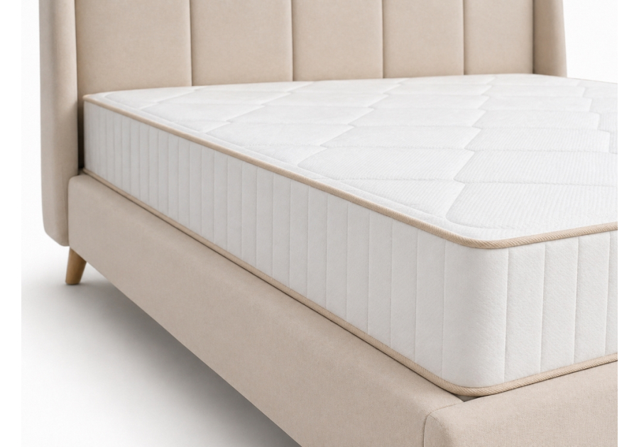 Матрац Ерго Люкс Fabrikum - безпружинний двосторонній з Memory Foam, різна жорсткість, високий 22 см