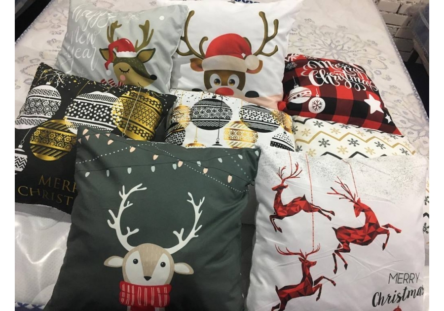 Декоративная подушка "Merry Christmas"