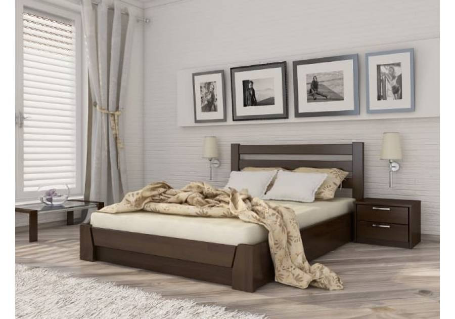 Комплект ліжко Селена Естелла щит + Азур Матролюкс