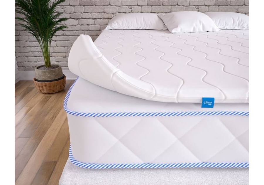 Тонкий матрац-топпер HR Foam Ultima Sleep