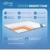 Тонкий матрац-топпер Memory Foam Ultima Sleep