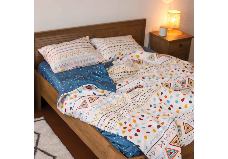 Комплект постільної білизни Isleep Сатин Twill 19