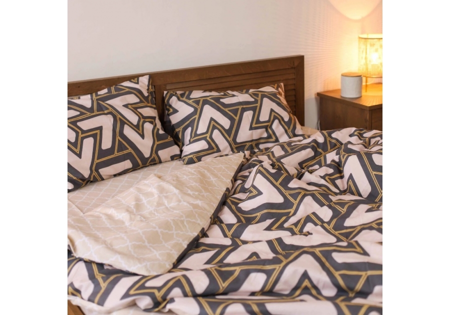 Комплект постільної білизни Isleep Сатин Twill 37