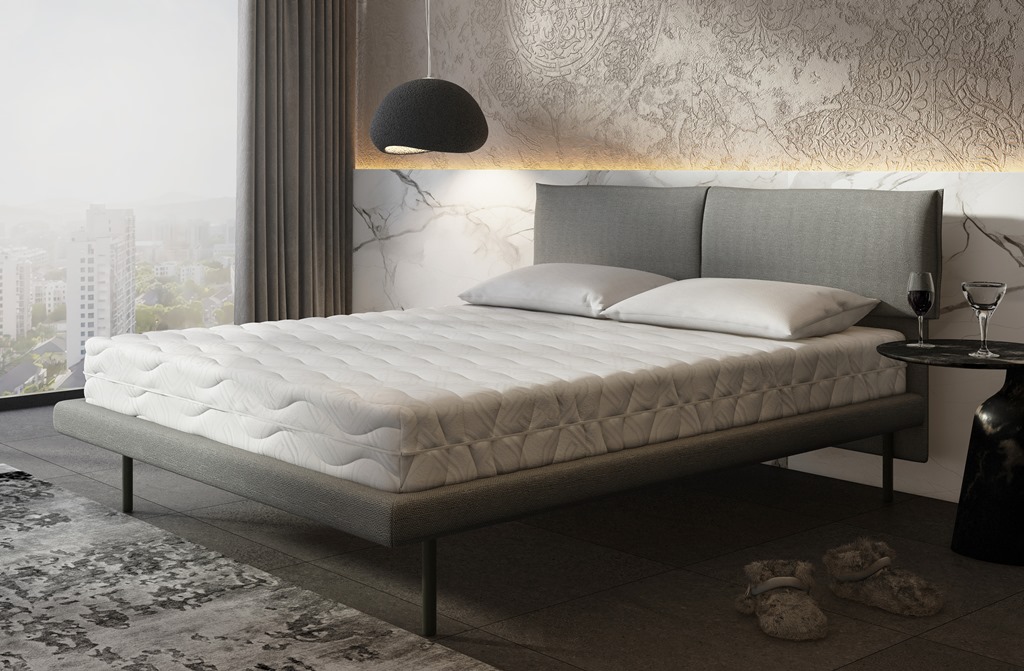 кровать полуторка с матрасом